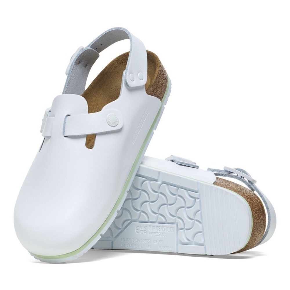 Birkenstock White Tokio Pro Sz 42
